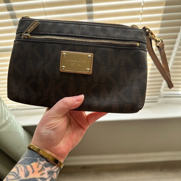 Michael Kors Brown Leather Handbag - Picture 3 of 6